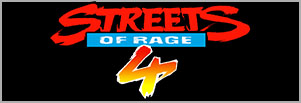 Streets of rage 4 logo Dm Gaming