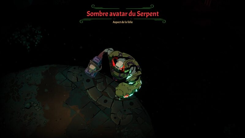 Sombre avatar du serpent boss tier 3 curse of the dead gods