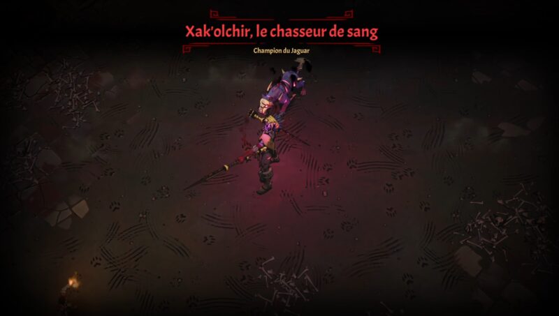 Xak'olchir, le chasseur de sang boss tier 1 curse of the dead gods