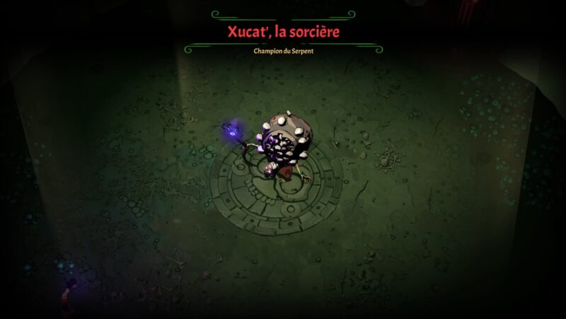 Xucat', la sorcière boss tier 1 curse of the dead gods
